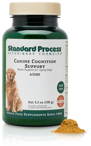 Canine cognition support bottle